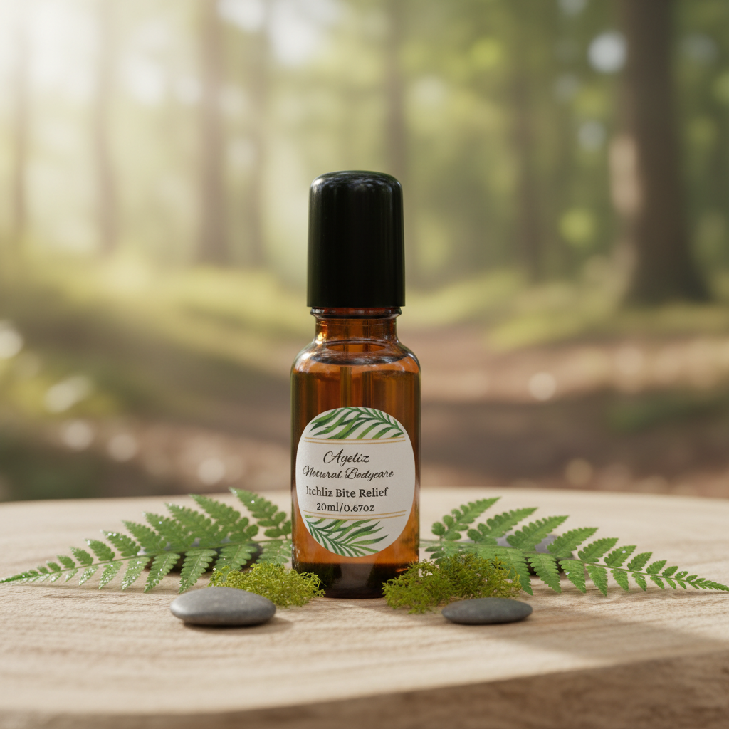Ageliz Itchliz Bite Relief in natural outdoor setting