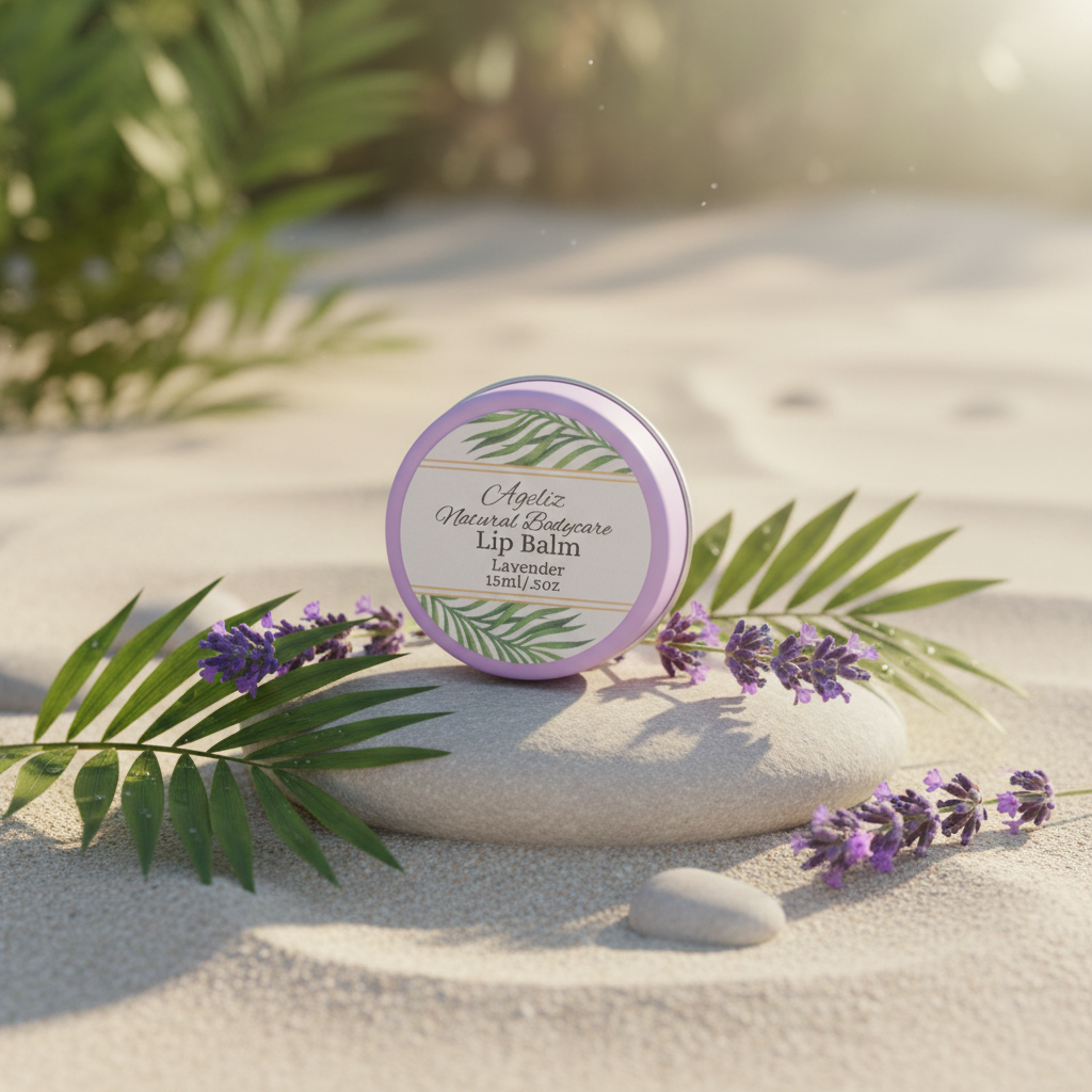 Ageliz Natural Lip Balm in natural setting