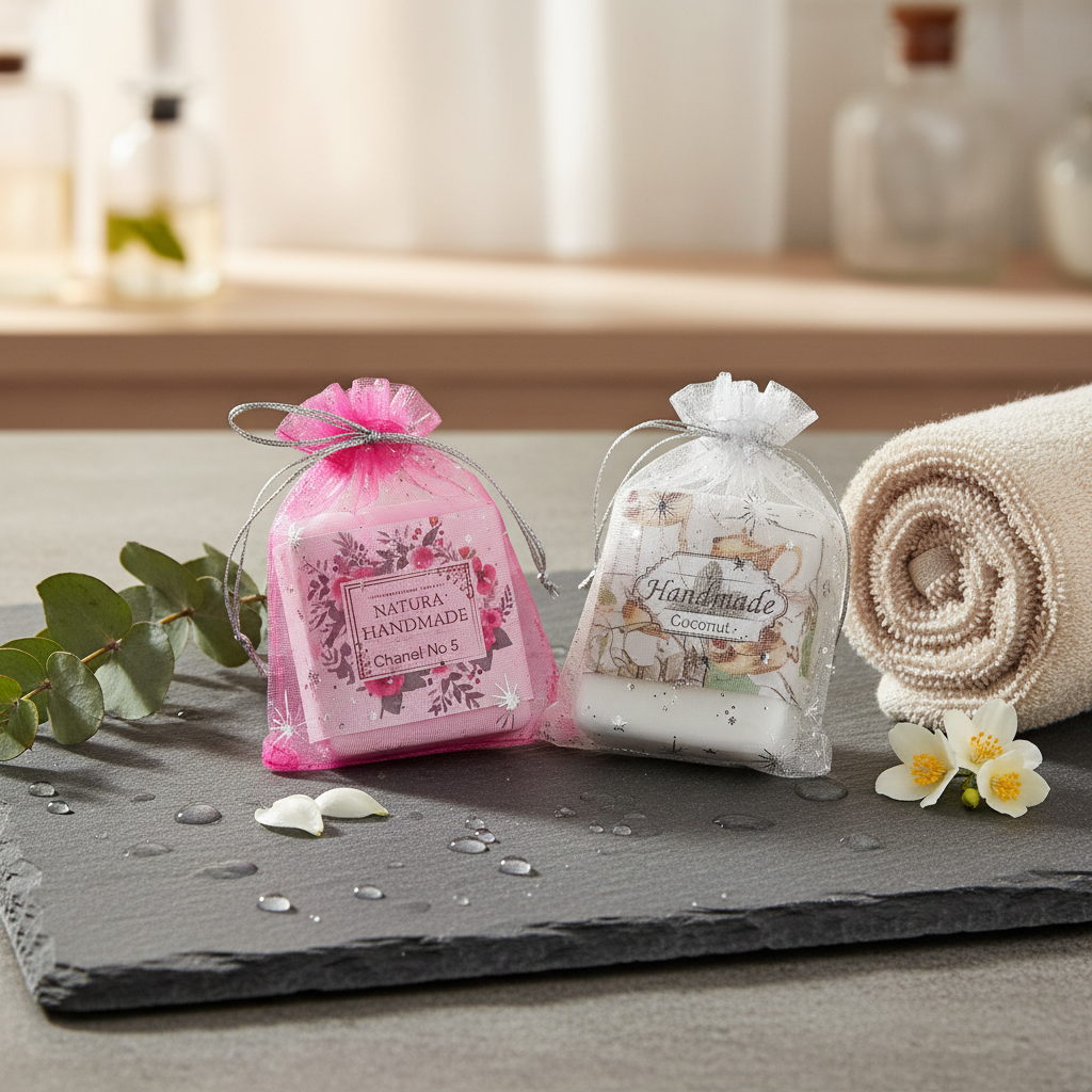 Ageliz Natural Soap in spa-like natural setting